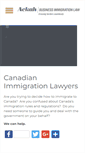 Mobile Screenshot of immigrationcanada.pro